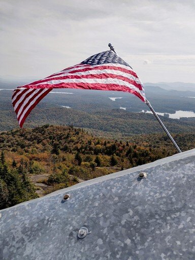 New flag and Doug's view