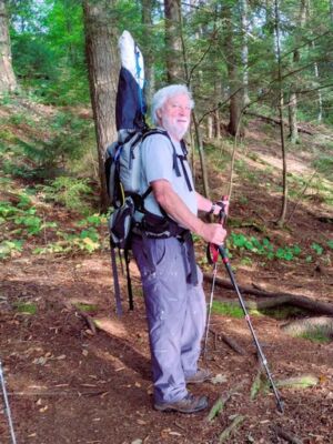 Rich ready for hike up